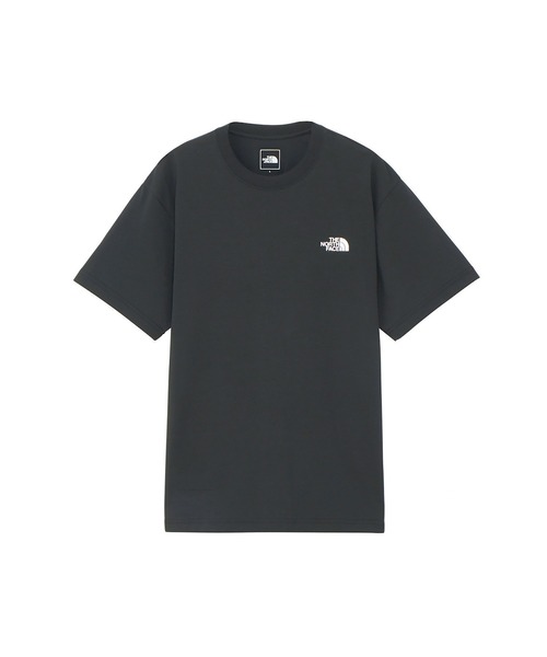 THE NORTH FACE（ザノースフェイス）の「THE NORTH FACE S/S BANDANA SQUARE LOGO TEE（ザ・ノース・フェイス ショートスリーブバンダナスクエアロゴティー）（Tシャツ/カットソー・メンズ・ブラック/ミックスグレー/ブルー系/ホワイト・SMALL/MEDIUM/LARGE/X-LARGE）」の6枚目の写真