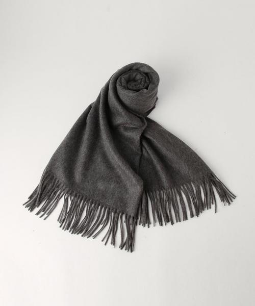 Johnstons of Elgin（ジョンストンズオブエルガン）の「＜JOHNSTONS（ジョンストンズ）＞CASH SOLID ストール70*190◆（ストール/ショール・レディース・オフホワイト/ブラック/グレー/ダークグレー/ブラウン/ネイビー・フリー）」の12枚目の写真