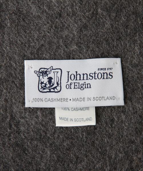 Johnstons of Elgin（ジョンストンズオブエルガン）の「＜JOHNSTONS（ジョンストンズ）＞CASH SOLID ストール70*190◆（ストール/ショール・レディース・オフホワイト/ブラック/グレー/ダークグレー/ブラウン/ネイビー・フリー）」の14枚目の写真