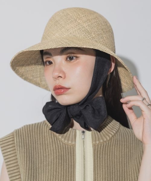 JEANASIS（ジーナシス）の「リボンツキキャペリンHAT/106954（ハット・レディース・ベージュ・FREE）」の19枚目の写真