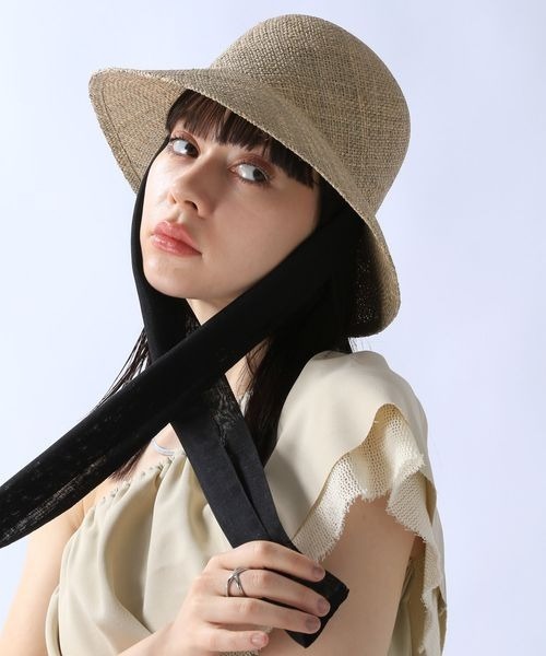 JEANASIS（ジーナシス）の「リボンツキキャペリンHAT/106954（ハット・レディース・ベージュ・FREE）」の20枚目の写真