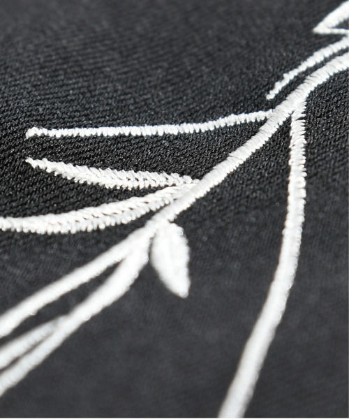 neos(ネオス)の「【neos】ルーズシルエット ワンポイント リーフ 花 刺繍 リラックス ワイド パンツ(その他パンツ・メンズ・ブラック/ホワイト・X-LARGE/LARGE/MEDIUM)」の14枚目の写真