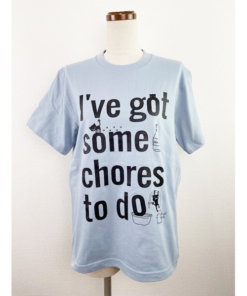 Rydia（リディア）の「HOME Tシャツ（Tシャツ/カットソー・レディース・ネイビー/サックスブルー/オフホワイト・M）」の3枚目の写真