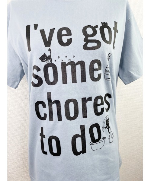 Rydia（リディア）の「HOME Tシャツ（Tシャツ/カットソー・レディース・ネイビー/サックスブルー/オフホワイト・M）」の12枚目の写真
