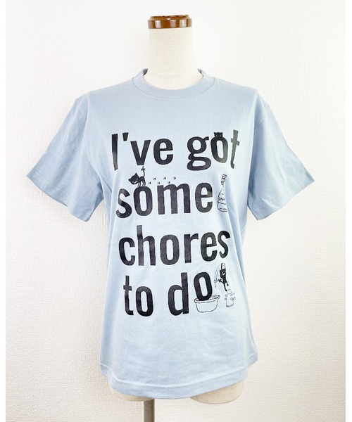 Rydia（リディア）の「HOME Tシャツ（Tシャツ/カットソー・レディース・ネイビー/サックスブルー/オフホワイト・M）」の13枚目の写真
