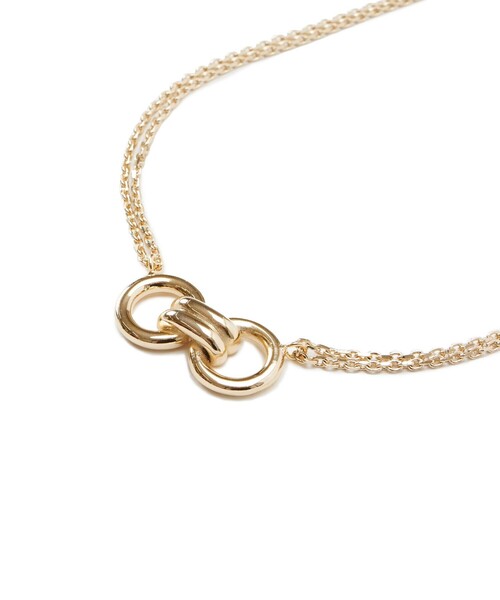ANAYI（アナイ）の「ダブルモチーフネックレス（ネックレス・レディース・ゴールド系その他・FREE）」の9枚目の写真