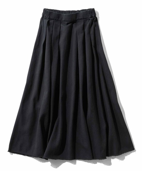 ＩＥＤＩＴ チノ素材でこなれ感 ウエストタック華やかフレアースカート（スカート）｜IEDIT（イディット）