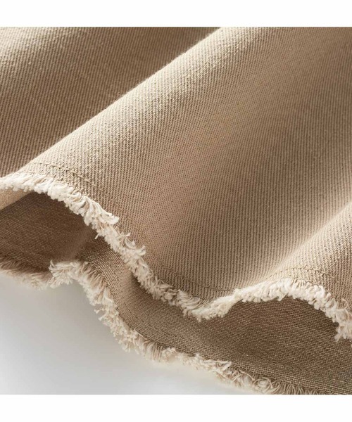 ＩＥＤＩＴ チノ素材でこなれ感 ウエストタック華やかフレアースカート（スカート）｜IEDIT（イディット）