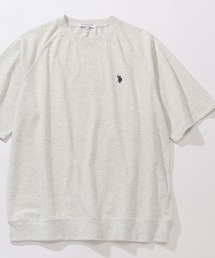 【U.S. POLO ASSN./ユーエスポロアッスン】ワンポイント刺繍クルーショートスリーブTシャツ