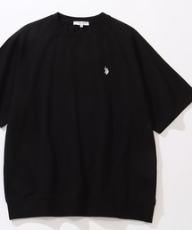 【U.S. POLO ASSN./ユーエスポロアッスン】ワンポイント刺繍クルーショートスリーブTシャツ