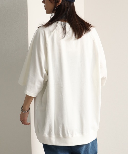 U.S. POLO ASSN.（ユーエスポロアッスン）の「【U.S. POLO ASSN./ユーエスポロアッスン】ワンポイント刺繍クルーショートスリーブTシャツ（Tシャツ/カットソー・メンズ・ネイビー/スミクロ/ブラック/オフホワイト/杢グレー・M/L/LL）」の18枚目の写真