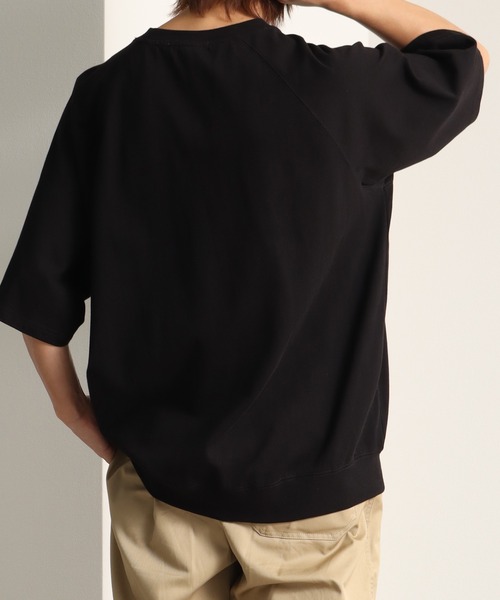U.S. POLO ASSN.（ユーエスポロアッスン）の「【U.S. POLO ASSN./ユーエスポロアッスン】ワンポイント刺繍クルーショートスリーブTシャツ（Tシャツ/カットソー・メンズ・ネイビー/スミクロ/ブラック/オフホワイト/杢グレー・M/L/LL）」の15枚目の写真