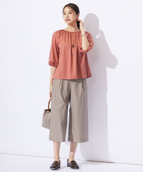 J.PRESS(ジェイプレス)の「シールズトリコットライト カットソー(Tシャツ/カットソー・レディース・ピンク系/ベージュ系/グレー系・T13/T15)」の9枚目の写真
