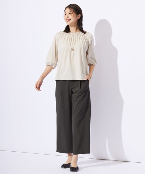 J.PRESS(ジェイプレス)の「シールズトリコットライト カットソー(Tシャツ/カットソー・レディース・ピンク系/ベージュ系/グレー系・T13/T15)」の10枚目の写真
