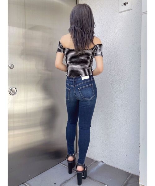 GYDA（ジェイダ）の「カシュクールシャーリングトップス（Tシャツ/カットソー・レディース・ブラック/その他1/その他2/レッド・FREE）」の6枚目の写真