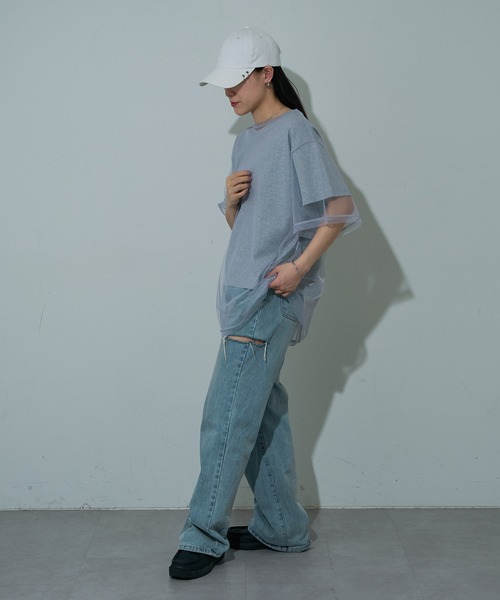 COLONY 2139（コロニートゥーワンスリーナイン）の「リングツイルキャップ（キャップ・レディース・チャコールグレー/ブラック/ホワイト・FREE）」の8枚目の写真