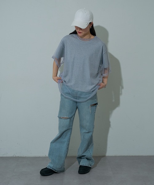 COLONY 2139（コロニートゥーワンスリーナイン）の「リングツイルキャップ（キャップ・レディース・チャコールグレー/ブラック/ホワイト・FREE）」の7枚目の写真