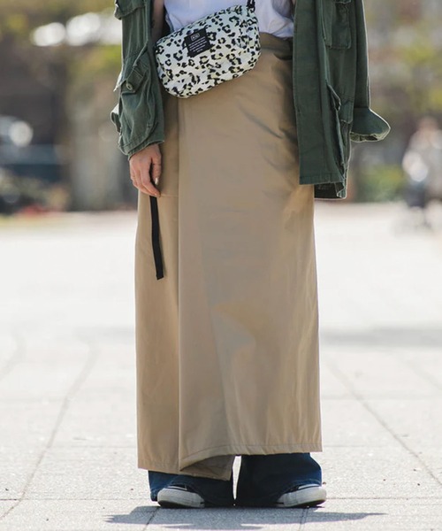KiU（キウ）の「KiU/キウ ウォータープルーフロンジースカート K212（レインコート/ポンチョ・メンズ・ブラック/オリーブ/ベージュ/ブラック×ホワイト/レオパード・FREE）」の18枚目の写真
