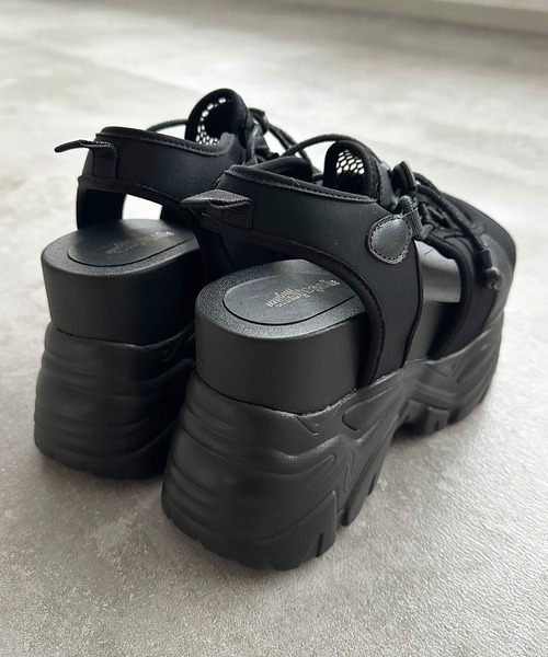 apres jour mignon(アプレジュールミニョン)の「厚底スポーツサンダル【ZOZOTOWN限定アイテム】(サンダル・レディース・ブラック/アイボリー・LARGE/MEDIUM/SMALL)」の11枚目の写真