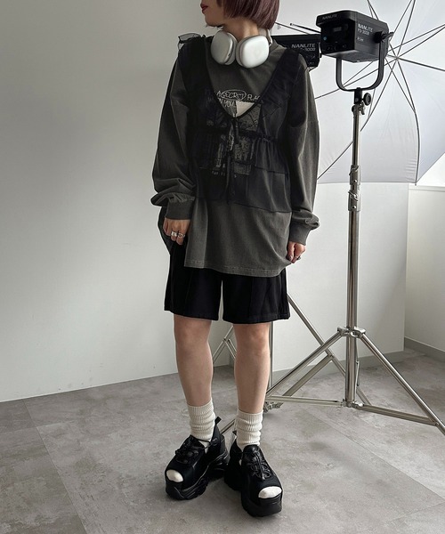 apres jour mignon(アプレジュールミニョン)の「厚底スポーツサンダル【ZOZOTOWN限定アイテム】(サンダル・レディース・ブラック/アイボリー・LARGE/MEDIUM/SMALL)」の9枚目の写真