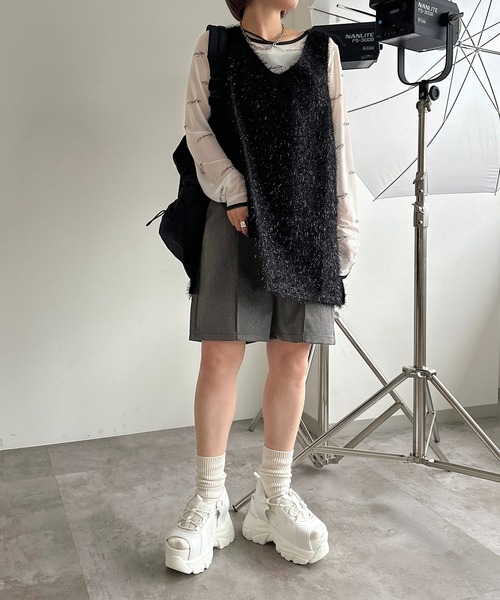 apres jour mignon(アプレジュールミニョン)の「厚底スポーツサンダル【ZOZOTOWN限定アイテム】(サンダル・レディース・ブラック/アイボリー・LARGE/MEDIUM/SMALL)」の13枚目の写真