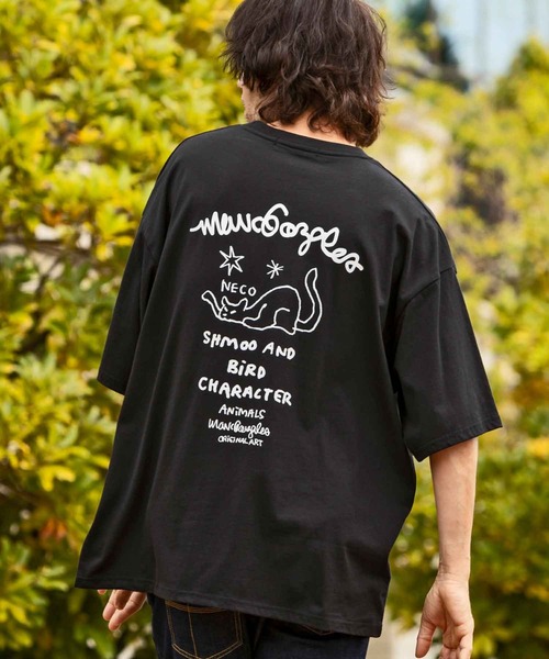 Mark Gonzales(マーク・ゴンザレス)の「【WEB・直営店限定】MARK GONZALES ARTWORK COLLECTION(マーク ゴンザレス)バックプリント半袖Tシャツ/4type/4colors(Tシャツ/カットソー・メンズ・ブルー系その他2/ブルー系その他3/ブルー系その他4/ホワイト系1/ホワイト系2/ホワイト系3/ホワイト系4/ブラック系1/ブラック系2/ブラック系3/ブラック系4/ベージュ系1/ベージュ系2/ベージュ系3/ベージュ系4/ブルー系その他・M/L/XL)」の8枚目の写真
