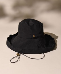 CALIFORNIA OUTFITTERS | 1-5C7 【UVカット90%以上】 つば広 ワイド ブリムハット UVカット あご紐付き 小顔効果(ハット)