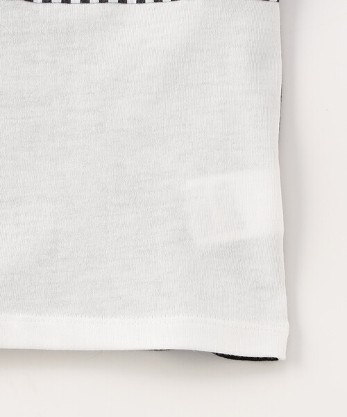 COMME CA ISM(コムサイズム)の「ギンガムチェック使い 切替え半袖Tシャツ(Tシャツ/カットソー・キッズ・ブラック・120cm/110cm/100cm/150cm/140cm/130cm)」の6枚目の写真