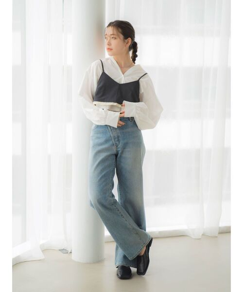 Ungrid(アングリッド)の「2Wayデザインシャツ(シャツ/ブラウス・レディース・その他1/グリーン系その他/ブルー/オフホワイト・FREE)」の11枚目の写真