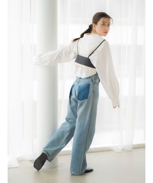 Ungrid(アングリッド)の「2Wayデザインシャツ(シャツ/ブラウス・レディース・その他1/グリーン系その他/ブルー/オフホワイト・FREE)」の13枚目の写真