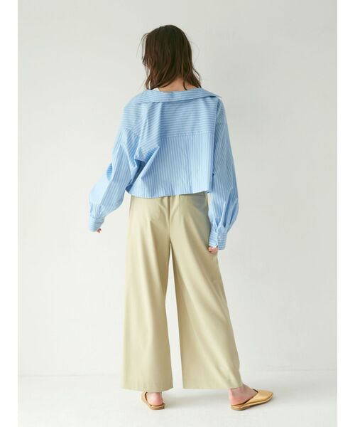 Ungrid(アングリッド)の「2Wayデザインシャツ(シャツ/ブラウス・レディース・その他1/グリーン系その他/ブルー/オフホワイト・FREE)」の22枚目の写真