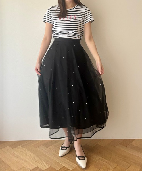 DEICY(デイシー)の「DEICYロゴTシャツ(Tシャツ/カットソー・レディース・ピンク/ネイビー/オフホワイト・FREE)」の9枚目の写真