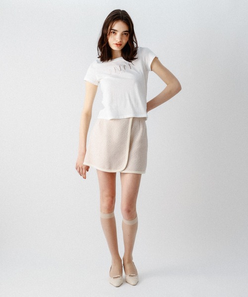 DEICY(デイシー)の「DEICYロゴTシャツ(Tシャツ/カットソー・レディース・ピンク/ネイビー/オフホワイト・FREE)」の18枚目の写真