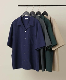 a.v.v（アーヴェヴェ）の「【接触冷感】オープンカラーシャツ 5分袖（セットアップ可）リライトシリーズ3（シャツ/ブラウス・メンズ）」