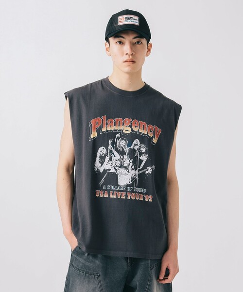 セール】ワイルド グラフィック ノースリーブ Tシャツ（Tシャツ