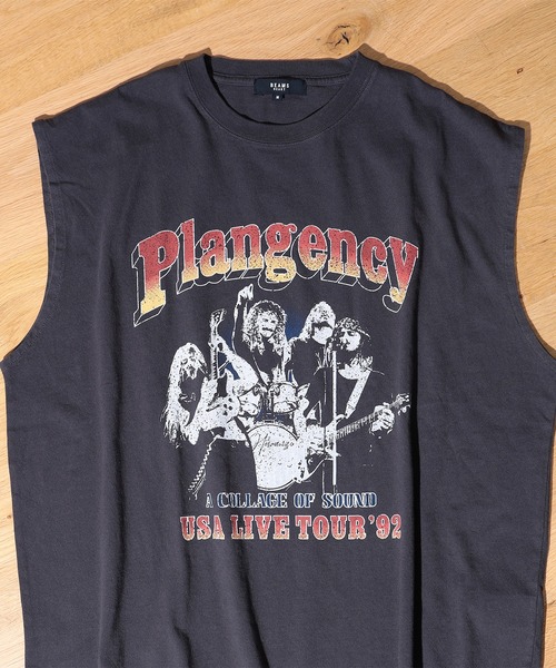 BEAMS HEART（ビームスハート）の「ワイルド グラフィック ノースリーブ Tシャツ（Tシャツ/カットソー・メンズ・ブラック系その他4/チャコールグレー・SMALL/MEDIUM/LARGE）」の5枚目の写真