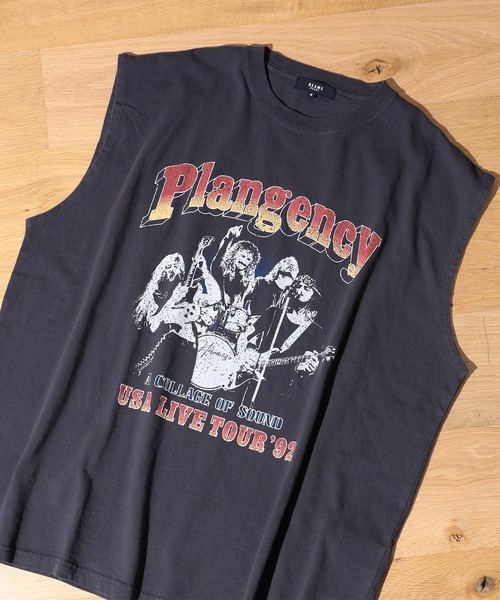 BEAMS HEART（ビームスハート）の「ワイルド グラフィック ノースリーブ Tシャツ（Tシャツ/カットソー・メンズ・ブラック系その他4/チャコールグレー・SMALL/MEDIUM/LARGE）」の4枚目の写真