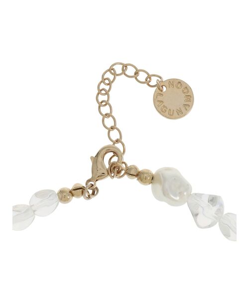 LAGUNAMOON（ラグナムーン）の「LADYミックスフェイクパールクリアネックレス（ネックレス・レディース・ゴールド/シルバー・FREE）」の6枚目の写真