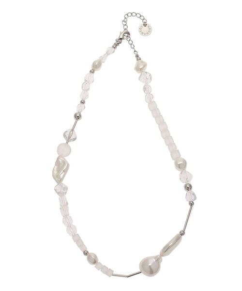 LAGUNAMOON（ラグナムーン）の「LADYミックスフェイクパールクリアネックレス（ネックレス・レディース・ゴールド/シルバー・FREE）」の12枚目の写真