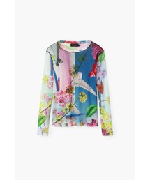 Desigual（デシグアル）の「AIRPLANE-LACROIX Tシャツロングスリーブ（Tシャツ/カットソー）」