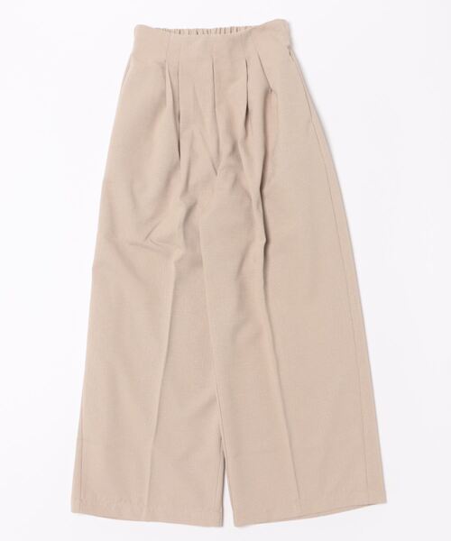 STYLEBLOCK(スタイルブロック)の「リネンタッチハイウエストパンツ(その他パンツ・レディース・ブラック/グレー/ベージュ・M)」の1枚目の写真