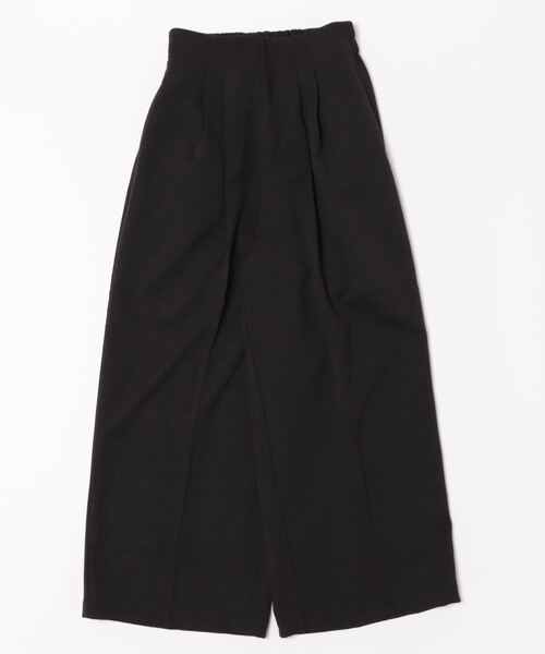 STYLEBLOCK(スタイルブロック)の「リネンタッチハイウエストパンツ(その他パンツ・レディース・ブラック/グレー/ベージュ・M)」の2枚目の写真