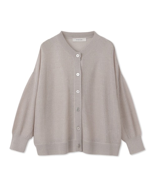 MAYSON GREY(メイソングレイ)の「チュールライクスカシアミニットカーディガン≪手洗い可能≫(カーディガン/ボレロ・レディース・ブラック/ブルー/ライトグレー/ホワイト/イエロー・M)」の9枚目の写真