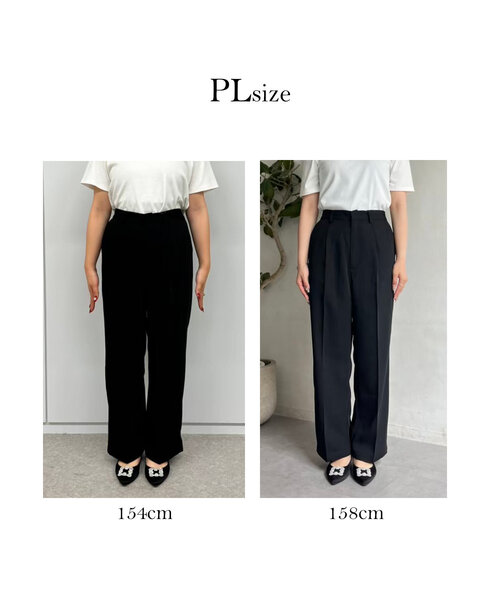 prose verse(プロズヴェール)の「ハイウエストスリムストレートタックパンツ(その他パンツ・レディース・ブラック・MEDIUM/LARGE/PM/PL)」の22枚目の写真