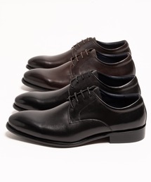 LUCIUS | プレーントゥ レザー ビジネスシューズ / 外羽根 レースアップ(ドレスシューズ)