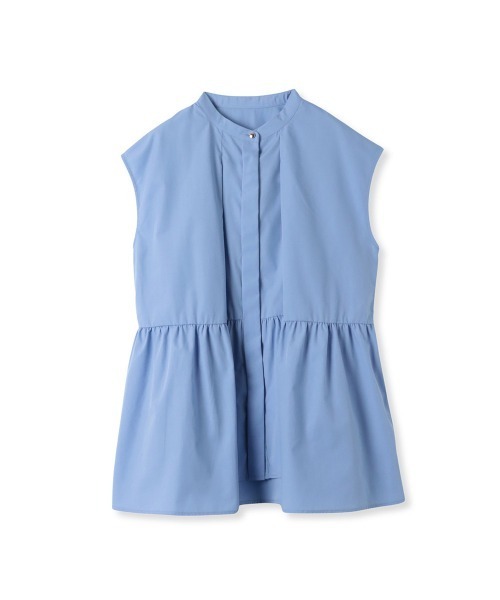 ketty(ケティ)の「ペプラムチュニックブラウス≪洗濯機で洗える≫(シャツ/ブラウス・レディース・オフホワイト/ネイビー/ブルー・M)」の11枚目の写真