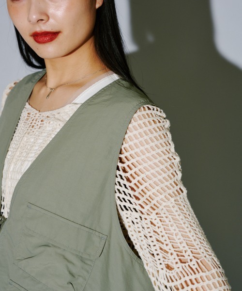 terrace（テラス）の「ナイロン ショート丈タクティカルベスト（ベスト