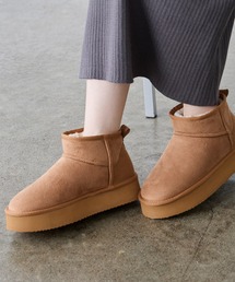 MEI（メイ）の「【MEI】MOUTON BOOTS/ショートムートンブーツ（ブーツ）」