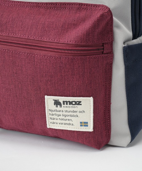 moz(モズ)の「moz(モズ) コンパクト ミニリュック(バックパック/リュック・レディース・ネイビー/グレー系その他/ブラック/トリコロール/グレー×ピンク・ONE SIZE)」の18枚目の写真