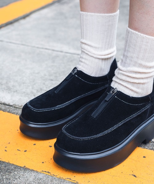 EVOL（イーボル）の「【EVOL】軽量センタージップスニーカー IX5541（スニーカー・レディース・ブラウン/ブラック・S/LL/L/M）」の13枚目の写真